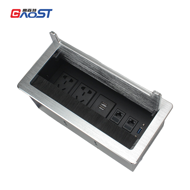 Conference table flip up socket cable cubles flat outlet luxury socket ...
